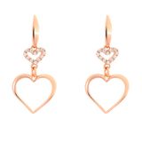 ORPHELIA ZO-7383 Hangende oorbellen voor dames, 925 sterling zilver, zirkonia