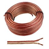 Luidsprekerkabel SeKi Luidsprekerkabel 2 x 0,75 mm² 10 m transparant CCA audiokabel
