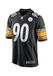 NIKE Tricot 'T. J. Watt Pittsburgh Steelers' gris argenté / mandarine / noir