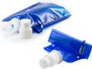 Makito Western Europe (mkto) Gourde - 8x - bleu - rechargeable - pliable avec crochet - 400 ml - festival/outdoor