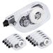 Westcott E-743917 00 Correctieroller, zijdelingse afroltechniek, 10 stuks, correctielaag met witte correctielaag 10 m x 5 mm, nauwkeurig, zeer dekkend en direct beschrijfbaar