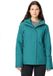 Vaude Rosemoor Padded II Dames Jas Groen/Blauw Maat 38