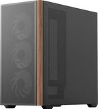 Aerocool D301A Mini Tower Zwart, Hout