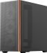 Aerocool D301A Mini Tower Zwart, Hout