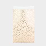 Merkloos Kadozakje Hoogglans Goud Streepje – 17×25 cm – 50 stuks