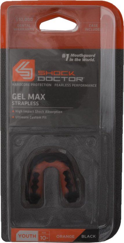 Shock Doctor Gel Max Gebitsbeschermer - Oranje - Junior