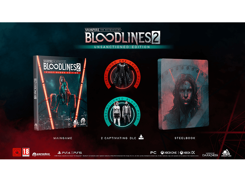Koch Media Vampire The Masquerade: Bloodlines 2 Unsanctioned Edition NL/FR Xbox One Xbox One