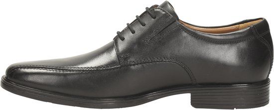 Clarks Veterschoenen Heren Zwart Leer 45 EU
