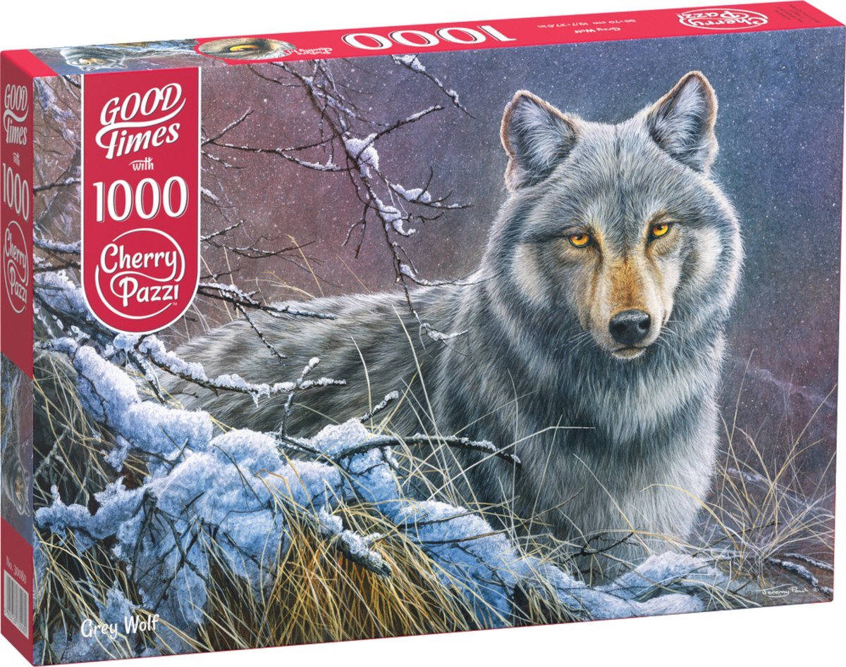 Cherrypazzi Grey Wolf Puzzel 1000 Stukjes