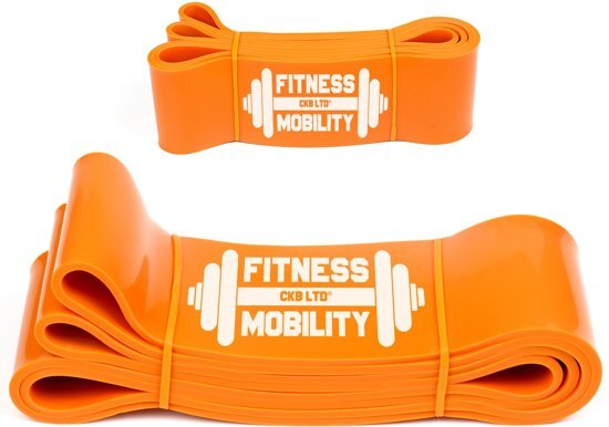 CKB Ltd Orange 70 - 180 lbs 8.3cm Resistance-band Heavy Duty Power - Single