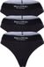 Marc O Polo String Set van 3 Zwart M