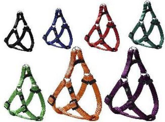 Karlie Tuig Sportief Plus Step&Go - Rood - 20 mm x 35-60 cm