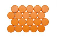 MAUL MAULpro ronde magneten, 20 stuks, oranje