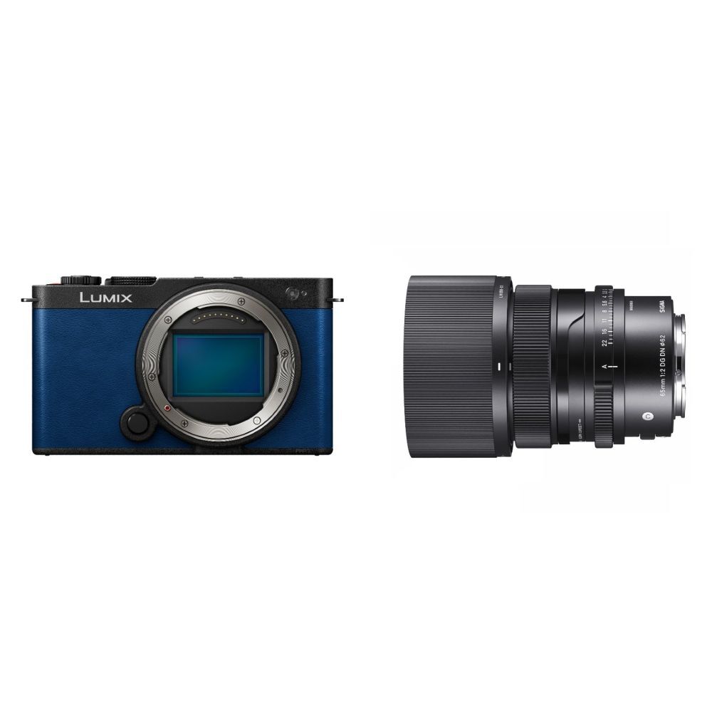 Panasonic Panasonic Lumix S9 Body Night Blue + Sigma 65mm F/2 DG DN Contemporary L-mount