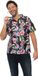 partychimp Luxe Hawaii Blouse Heren | Maat S | Zwart