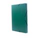 Raylu Paper Projectmap Matt A4 met 3 cm rugbreedte, stevige kartonnen map en sluiting met elastieken voor schoolprojecten of kantoor, formaat 34 x 24 cm (groen)