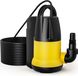 Xpotool Pompe à eaux usées, 7000 litres par heure, 400W, hauteur de refoulement maximale 7,5 mètres, adapté aux solides jusqu'à Ø 5 mm
