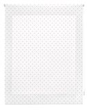 blindecor Specks Roller Wit, Stof/Weefsel, Grijs, 100 x 180 cm