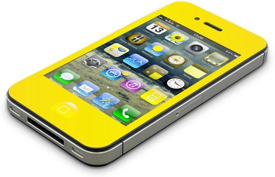 Avanca ToughGlass screenprotector voor iPhone 5/5S/SE geel