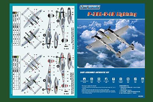 Hobby Boss Hobbyboss 1:72 Schaal P-38L-5-L0 Lightning Diecast Model Kit, 16.01 x 22.01 x 5.43 cm, Navy