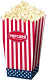 Merkloos / Sans marque Folat Bv Amerikaanse popcorn en snoep serveer bakjes - 48 stuks - 16 x 9 cm - karton
