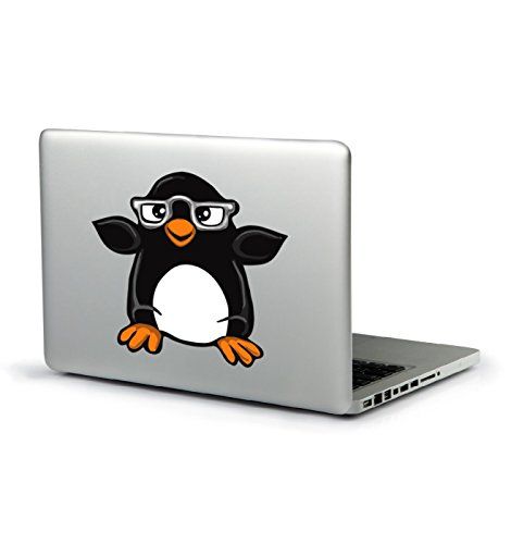 Laptop Stickers By Big Mouth Pinguïn Met Glazen Laptop Sticker Sticker - 5054324346332