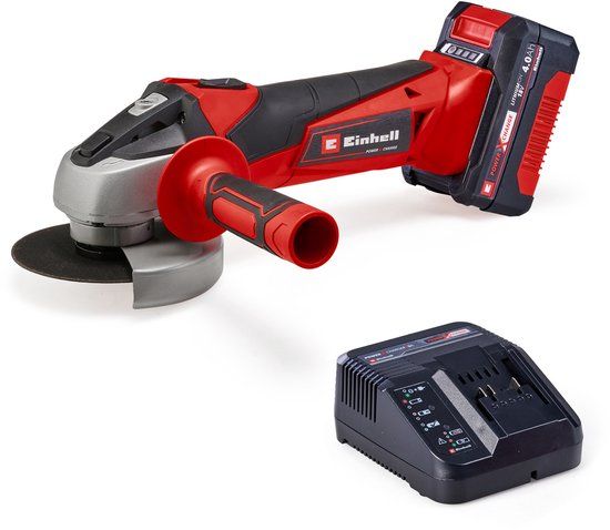 Einhell Accu Haakse Slijper TC-AG 18/115 Li Kit - Power X-Change - 18 V/Li-ion - Ø115 mm