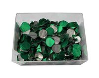 ALCO-Albert - Hoekclipsen aluminium groen, 1000 stuks | Groen gelakt, in blik