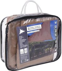 Ambiance Schaduwdoek driehoek 3.6m x 3.6m x 3.6m - zand