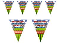 Folat Bv Vlaggenlijn welkom thuis - 10 meter - plastic - binnen/buiten - versiering -feestartikelen