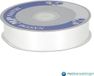 Paco Verpakkingen Satijn lint - Wit - 25 mm - Rol a 50 meter