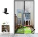Kivora B.V. Rideau anti-mouches - Porte moustiquaire magnétique 100x220cm – Maille très dense, fermeture automatique, anti-insectes