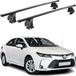 Omac Barres De Toit Transversales En Acier Pour Toyota Corolla Mk12 Hb Break 2019- Noir