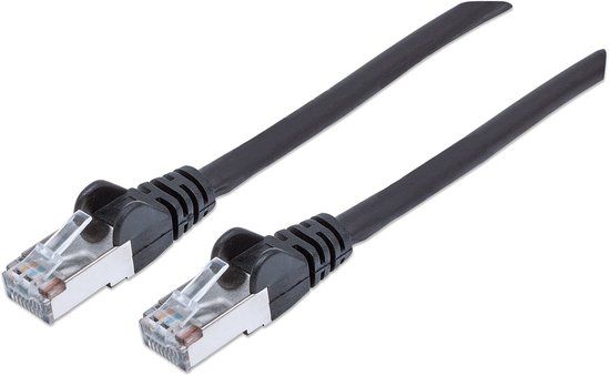 Intellinet - 318815 - netwerkkabel - 7,5 m - Cat6a - S/FTP (S-STP) - Zwart