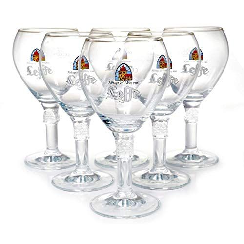 Leffe Beer Glass Goblet 33 cl. Set of 6