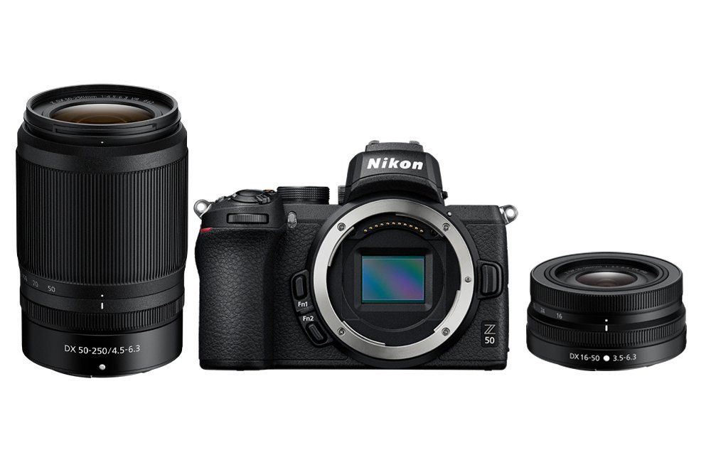 Nikon Z 50 + 16-50mm + 50-250mm - Zwart - MILC - 20.9 MP