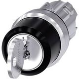 Siemens 3SU10504BP010AA0 3SU1050-4BP01-0AA0 Sleutelschakelaar 2 x 45 ° IP66, IP67, IP69/IP69K 1 stuk(s) Piece