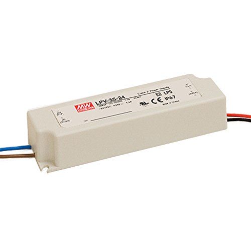 Mean Well LPV – 24 35 W White Power Supply Unit - 4016138671155