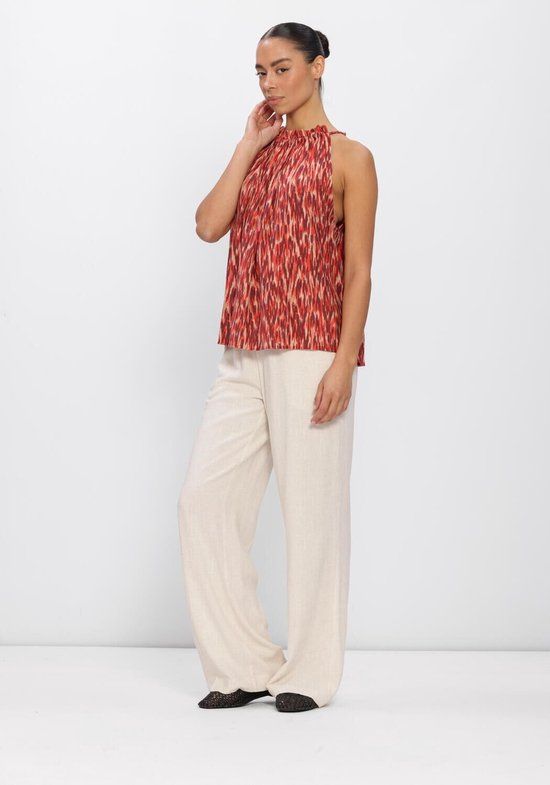 GRACE & MILA Ss2617096 Halter Mouwloze Top Dames - Viscose/Polyamide - Multi - Maat M