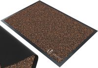 VOUNOT Deurmat voor voordeur, binnen en buiten, wasbare vuilvanger, antislip deurmat, bruin-zwart, 60x90cm