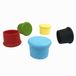 Sans marque Bouchons de bouteille de vin en silicone - Jeu de 4 - 5 couleurs