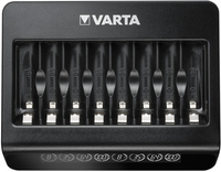 Varta LCD Multi Charger+ - Battery Charger for AA/AAA NiMH Batteries - 8 Slots