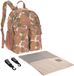 Lässig Luiertas Rugzak Casual Urban Backpack Tinted Spots Bruine Veelkleurig