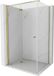 Mexen Mist-F douchecabine pliable gauche 95 x 110 cm, transparent, doré