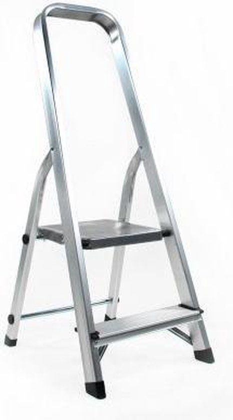hjh OFFICE Solid I Vouwladder - 2 Tredes - Aluminium