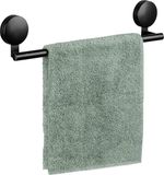 Wenko Handdoekhouder PAVIA Static-Loc, zwart