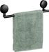 Wenko Handdoekhouder PAVIA Static-Loc, zwart