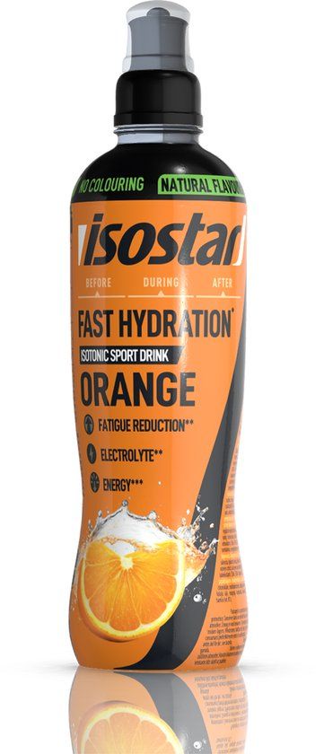 Isostar Fast hydration isotonic sport drink orange 500 Milliliter