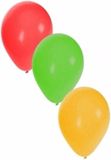 Shoppartners Ballonnen rouge/jaune/vert - 60 pièces