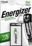 Energizer Recharge Power Plus - Herlaadbare 9V Batterijen (1 Stuks)